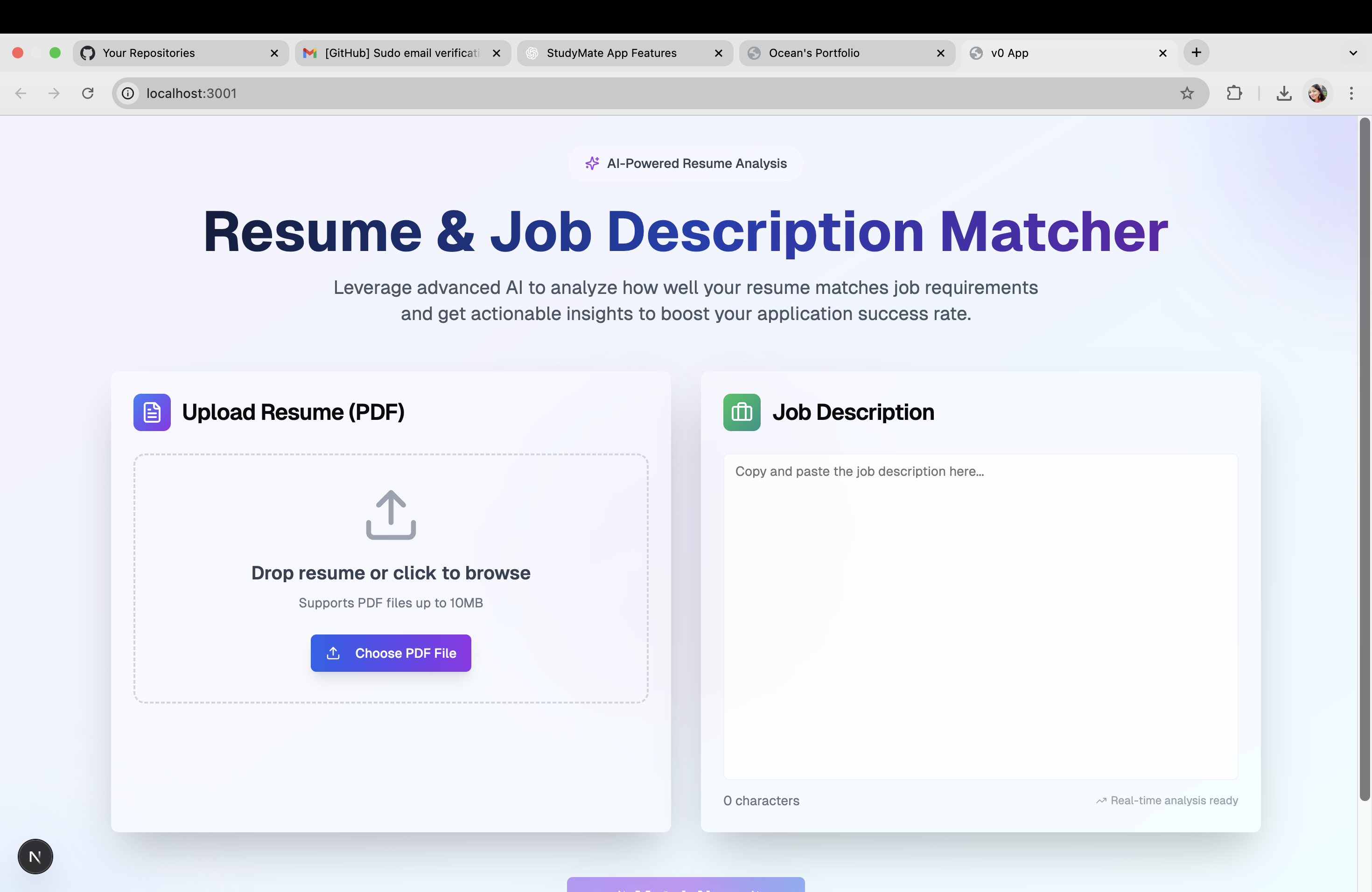 Resume Matcher